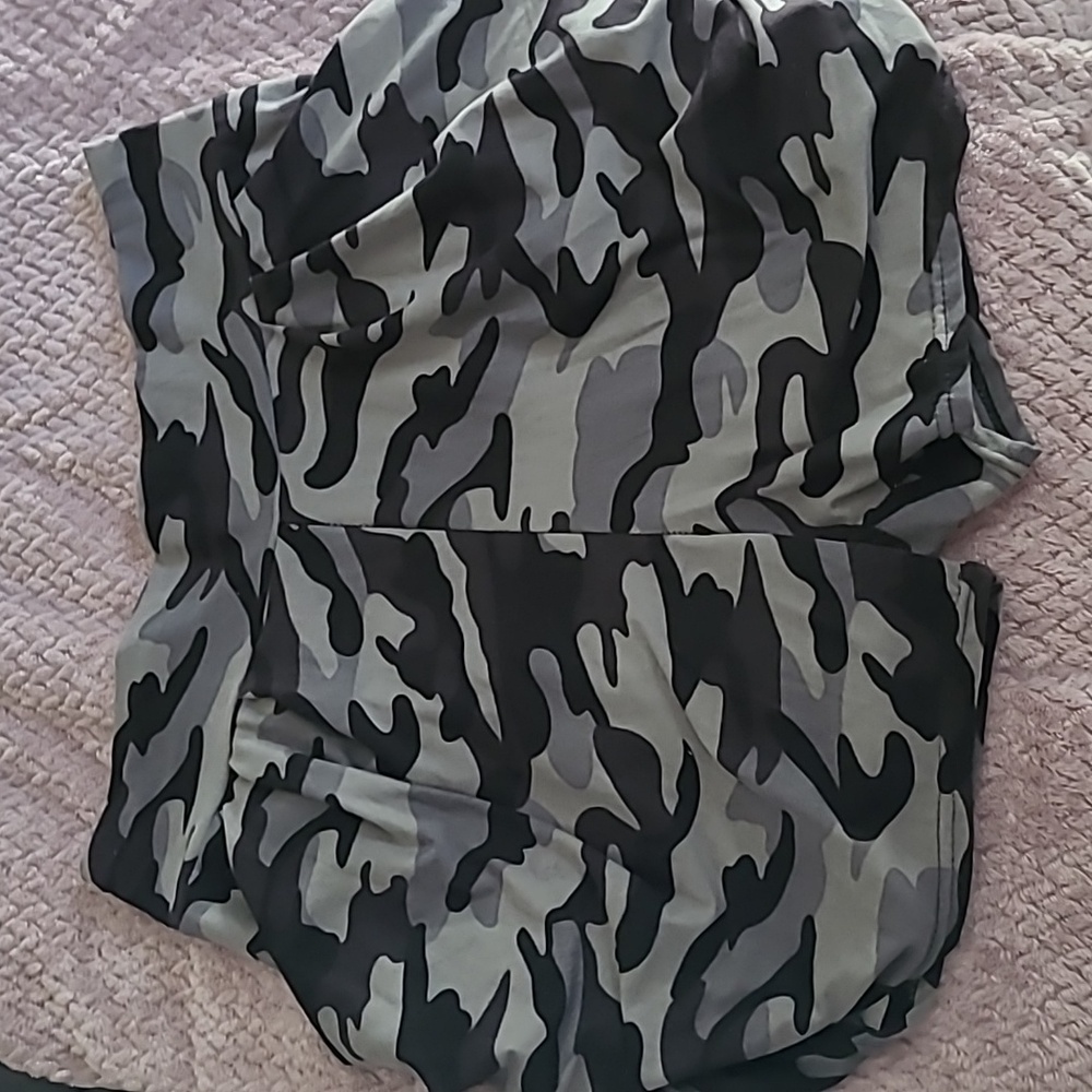 Camouflage Print Shorts